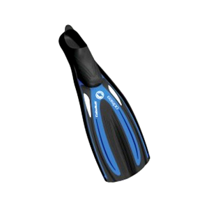 aletas de snorkel y natación "ocean stream" azul/negro